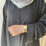 abaya epure noire