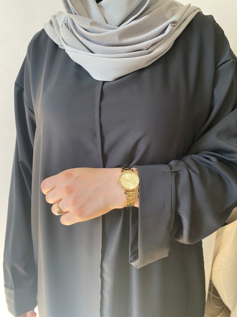 abaya epure noire